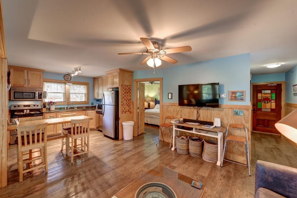 Kitchen From Living Room