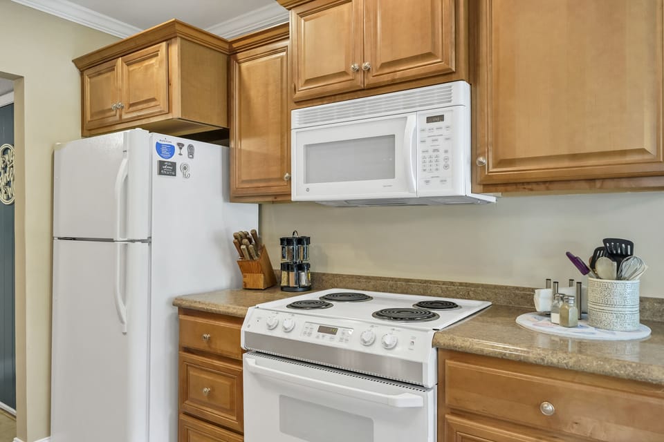 kitchen, with every convenience you can think of.