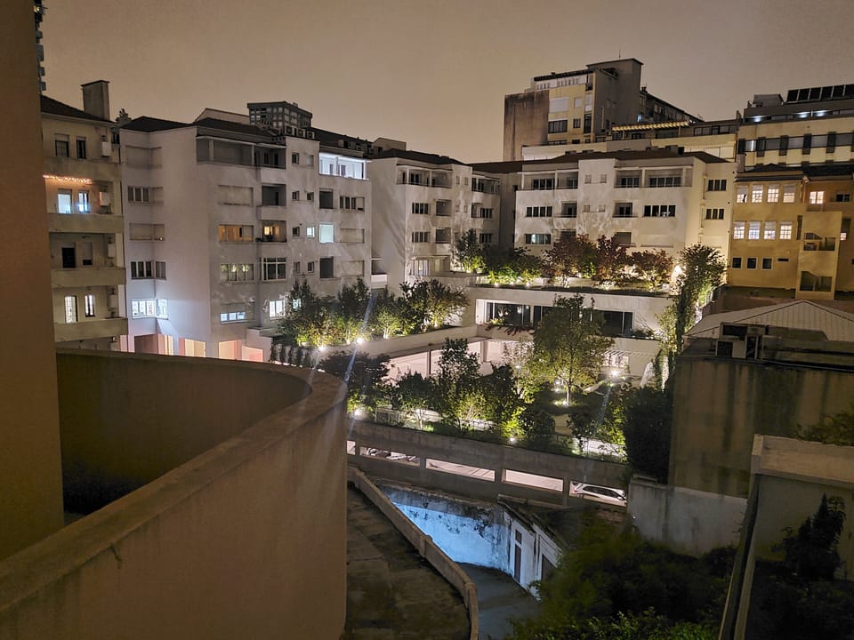 Balcony night view