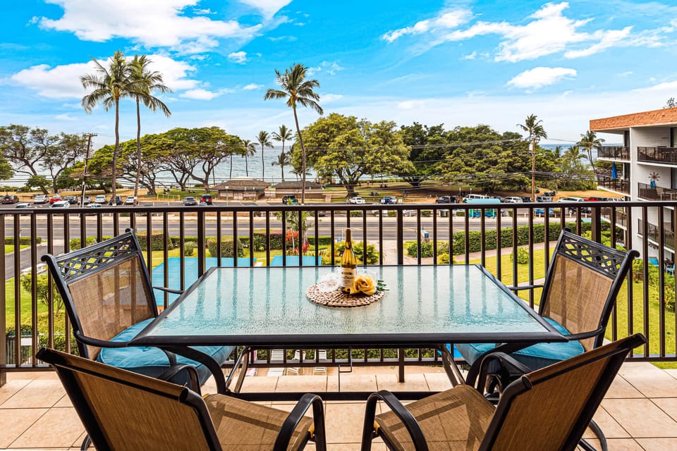 Enjoy a morning coffee or evening mai tai on your private lanai