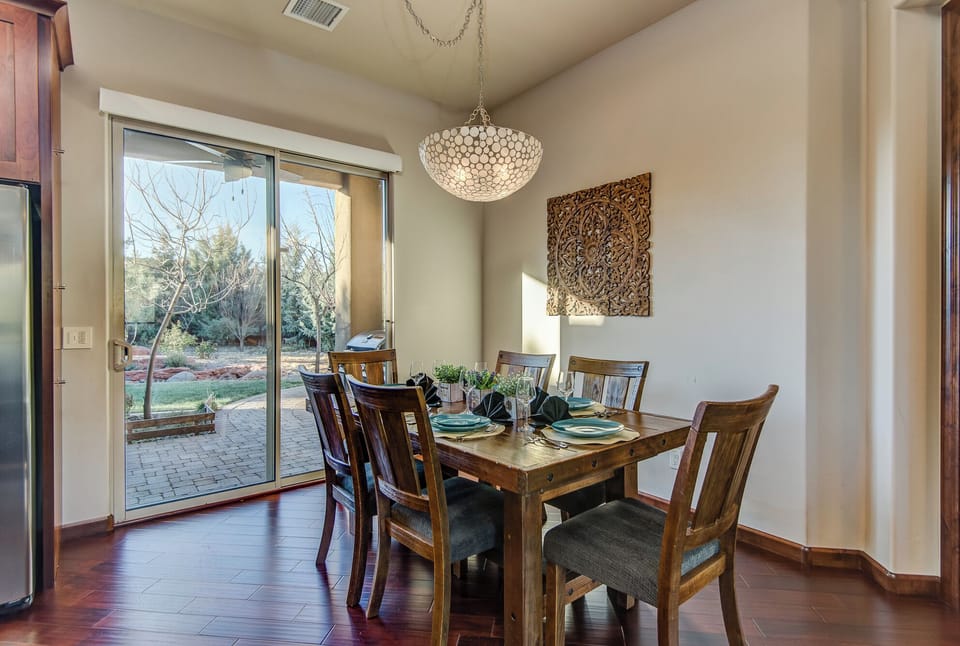 Dining Area and Backyard Access