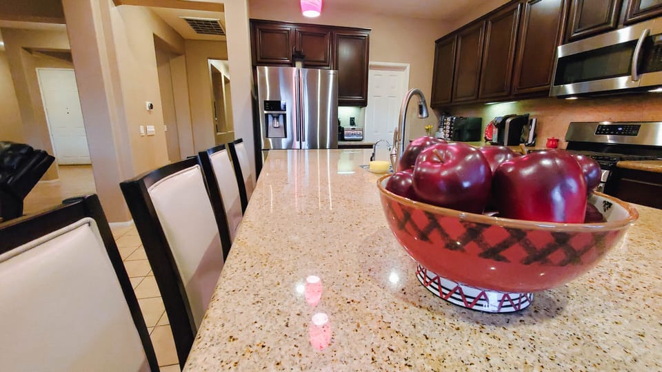 Kitchen island.