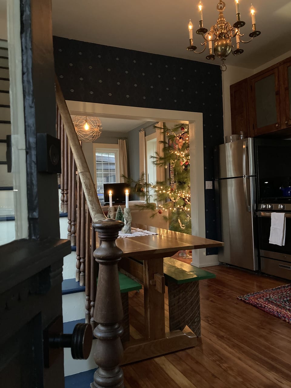 Enchanting during the holidays, especially with the gas fireplace and lights!
