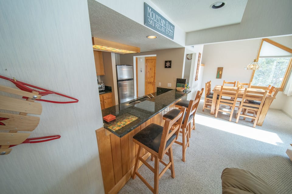 Kitchen and dining room