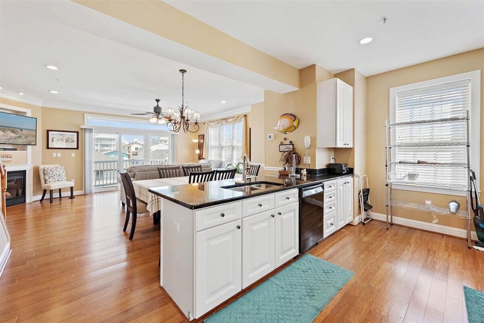 This Open Floor Plan gives the chef in your family the ability to be included in family time while still doing the cooking