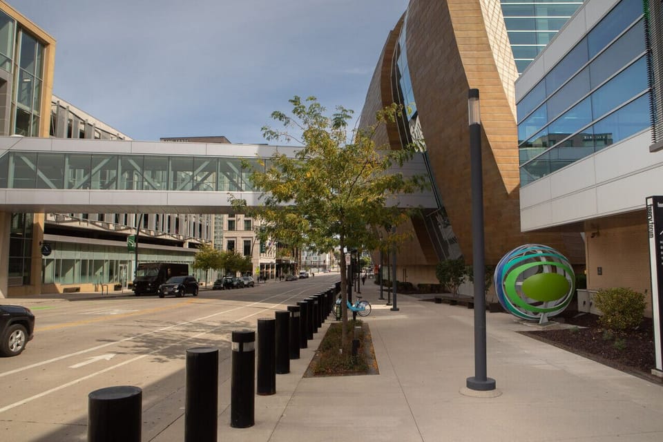 Skywalk to Fiserv Forum