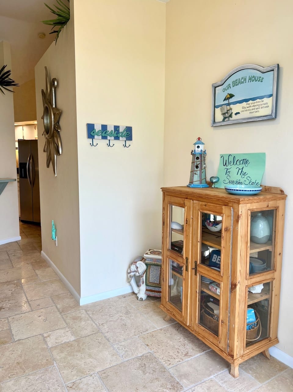 Front entrance from doorway. 