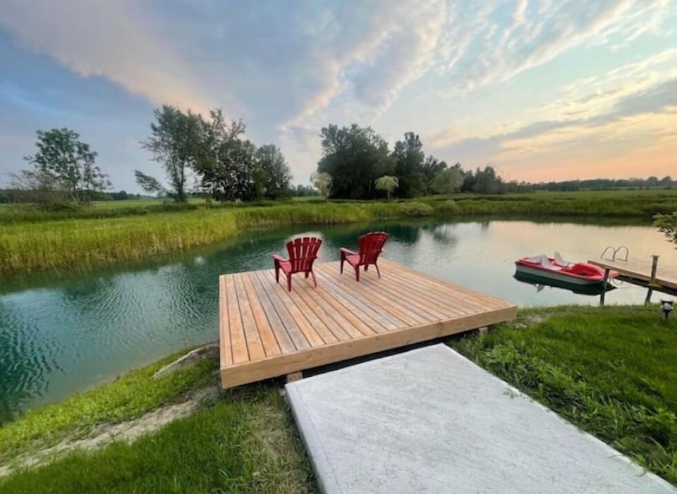 Pond view 