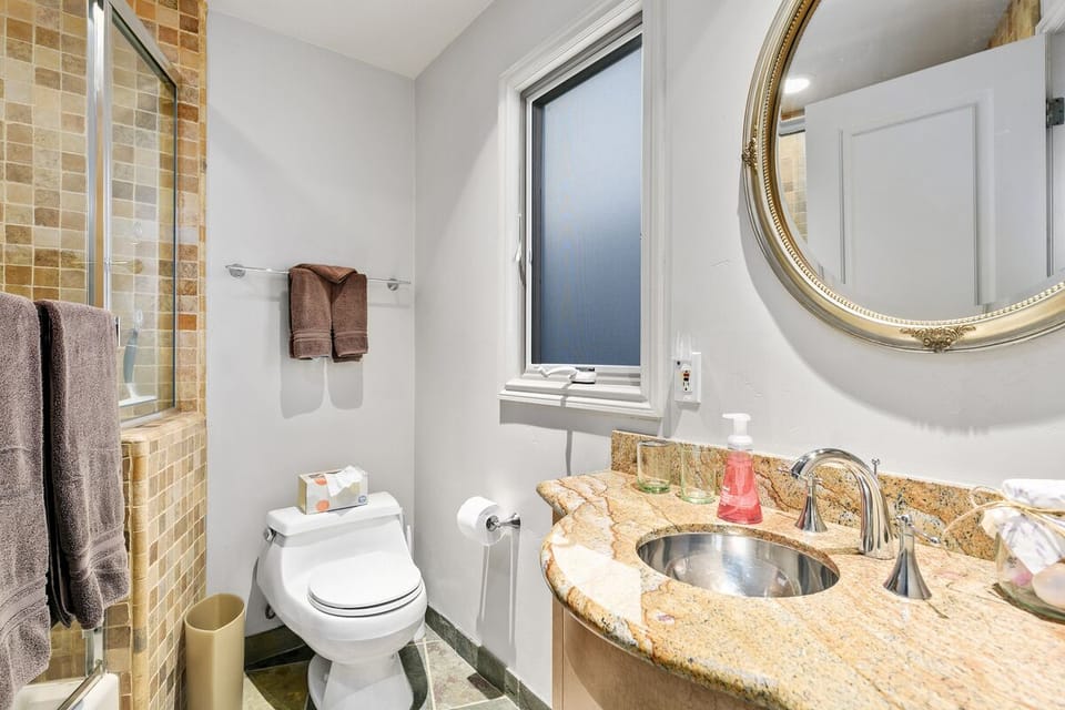 Downstairs master bathroom