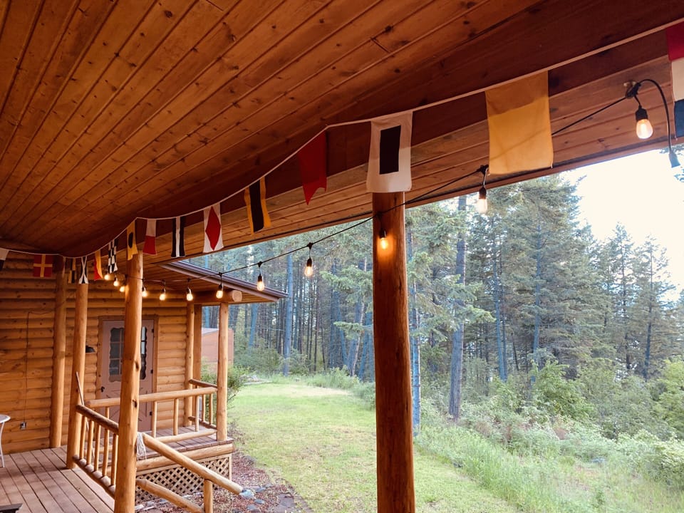 Lakeside porch