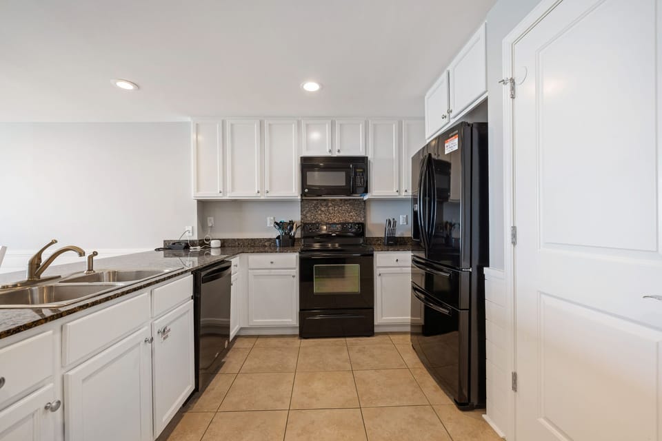 The kitchen is one of the largest in the resort and includes a pantry to store all your food