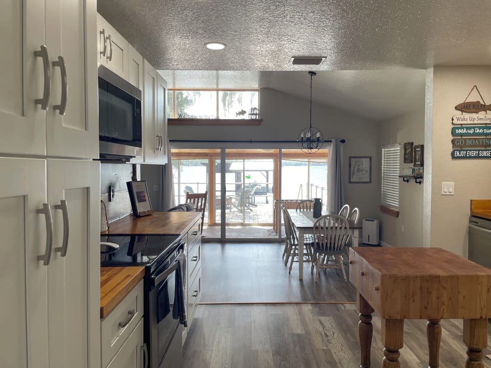 View from kitchen