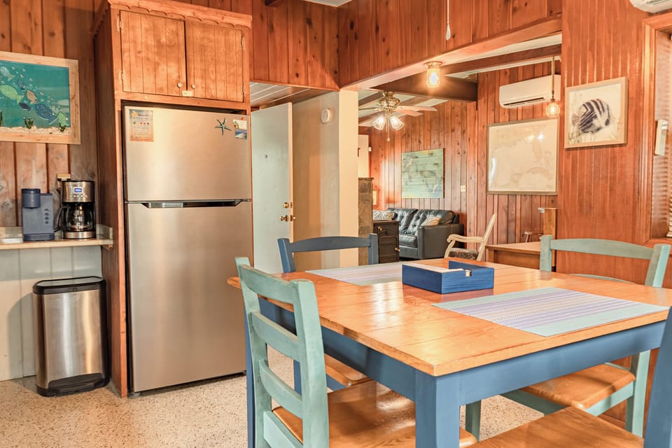 Kitchen has preserved beach cottage charm but received all the right updates!