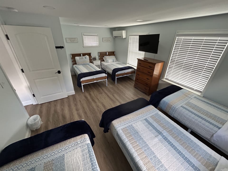 Second floor large bedroom Southwest view.