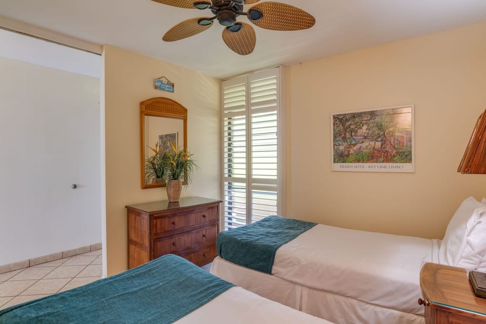 Comfortable linen and ample storage space