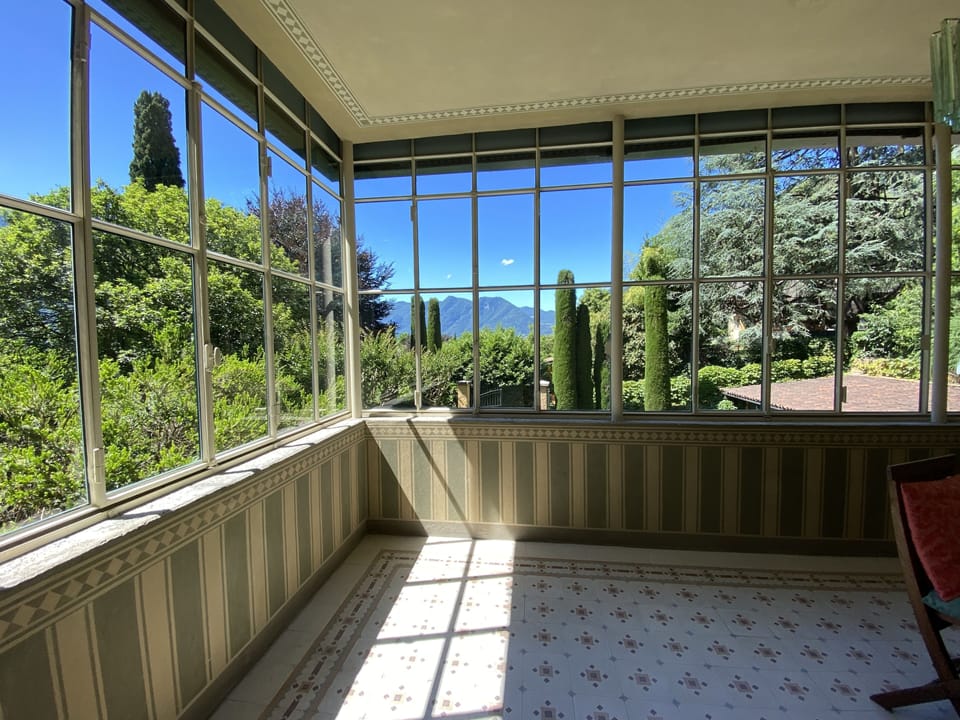 The Clematide veranda.