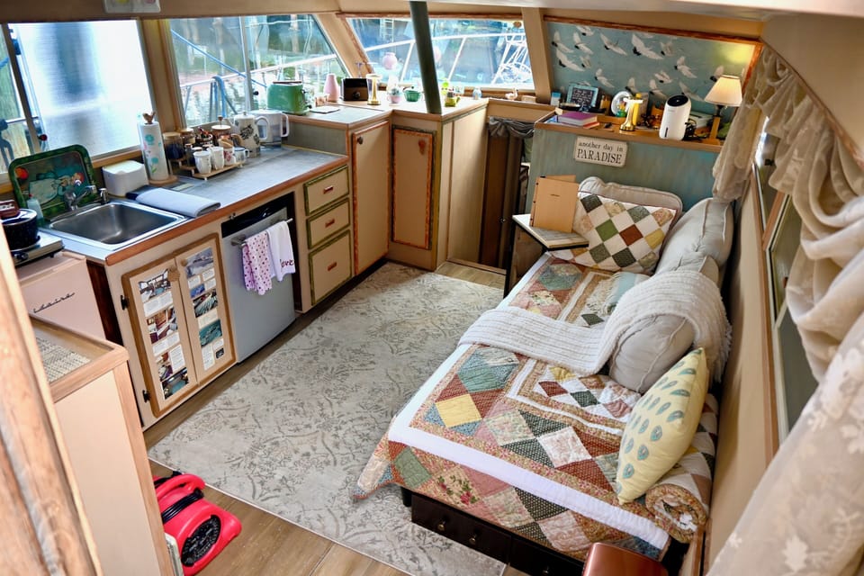 View of the galley from the entrance 