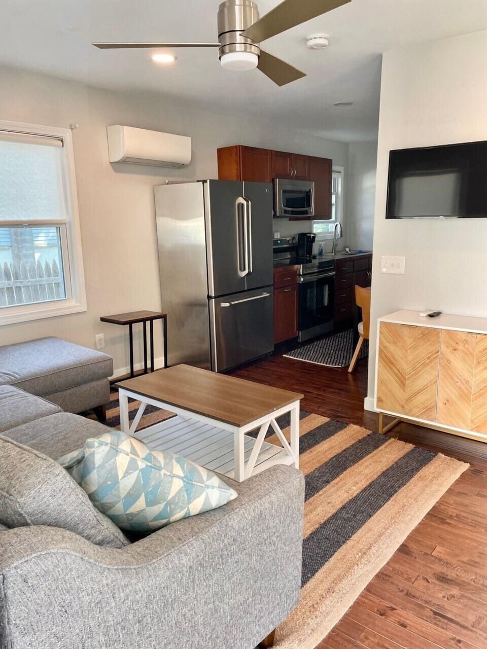 Kitchen view from Living Room