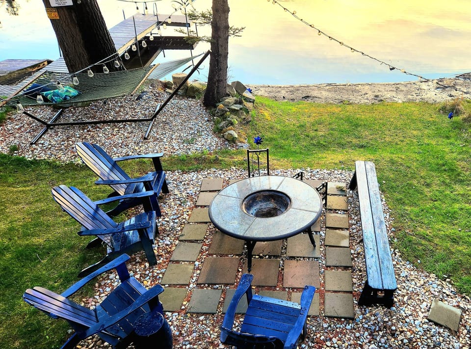 Firepit , Sunset, Stars 
