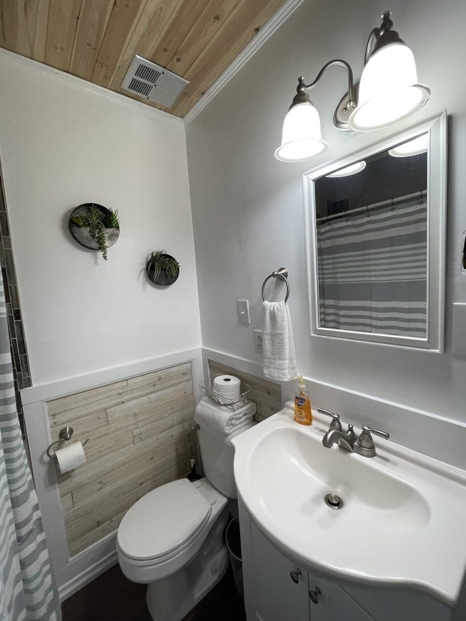 Hallway bathroom