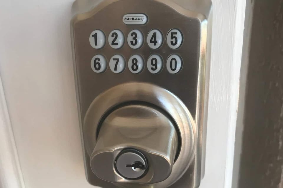 Self check-in with code.