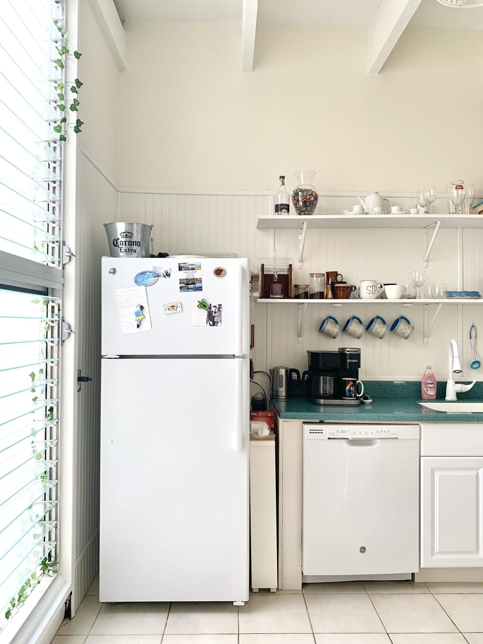 Fully-stocked kitchen