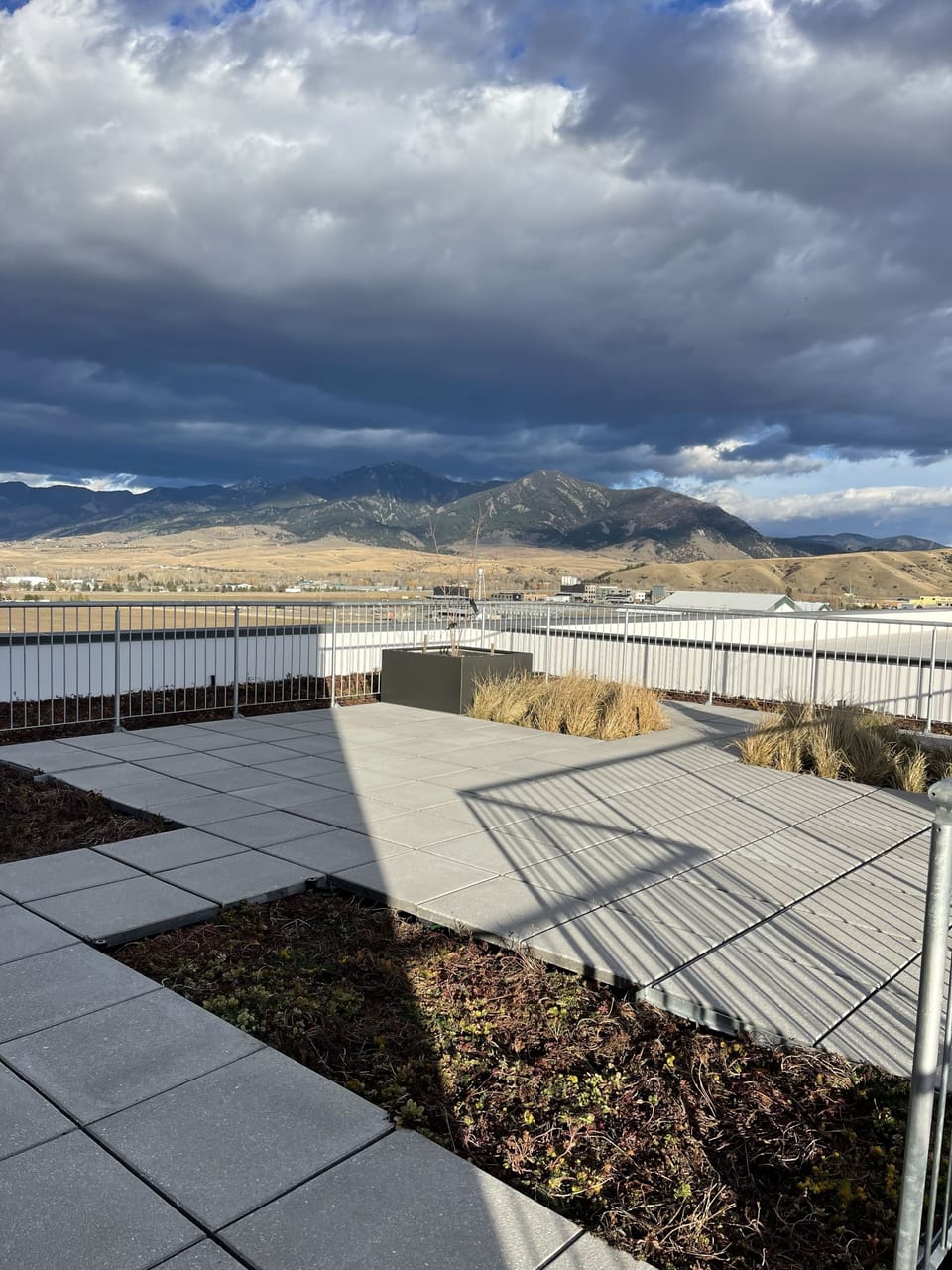 Views to the north from rooftop