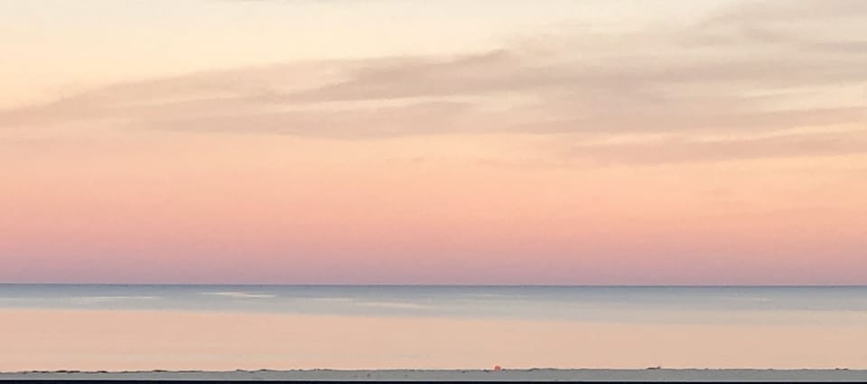 Sunrise over the ocean