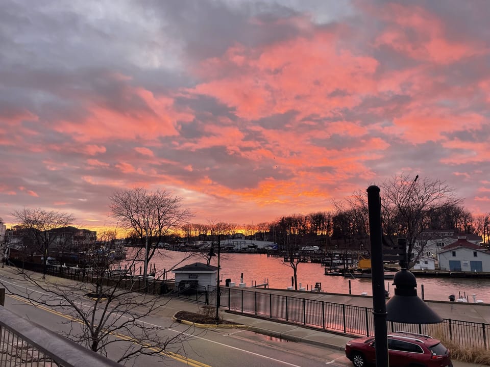 View gorgeous sunsets every night from the deck!