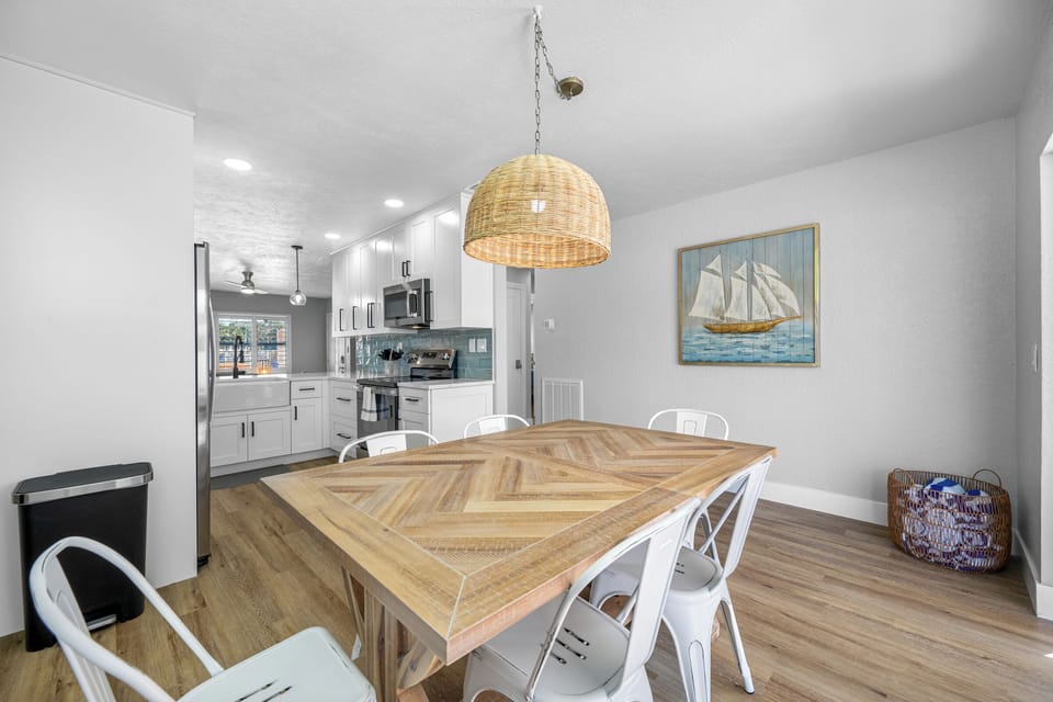 Open-Concept Kitchen & Living Area