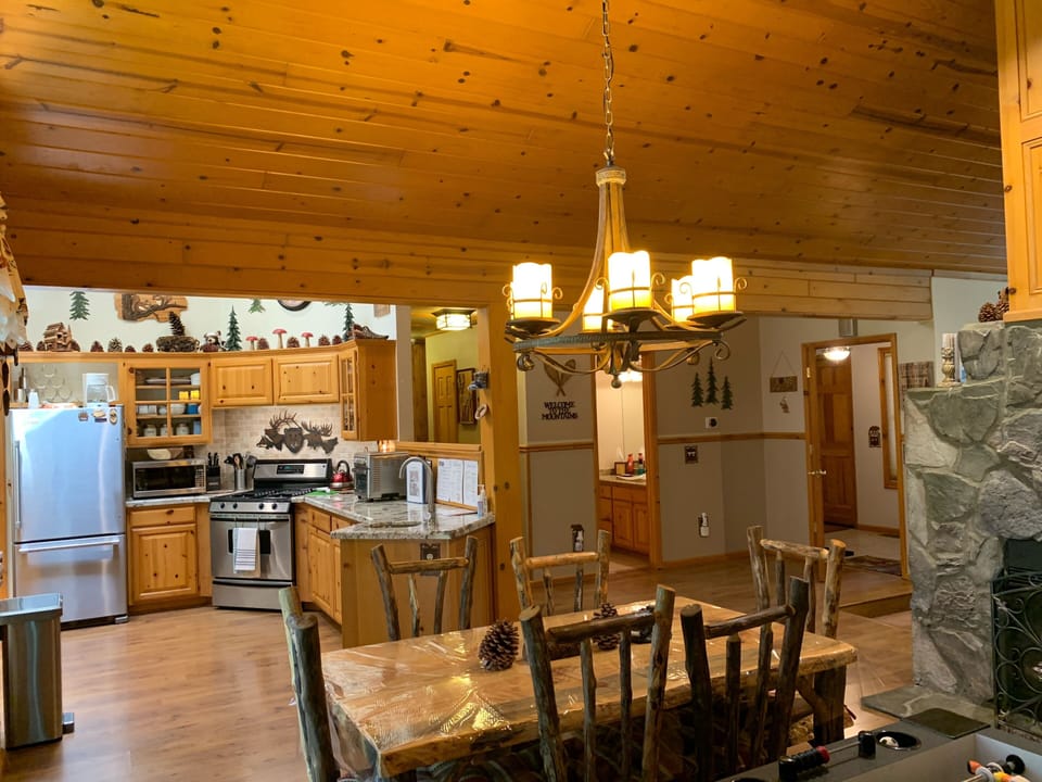 Kitchen and dining area