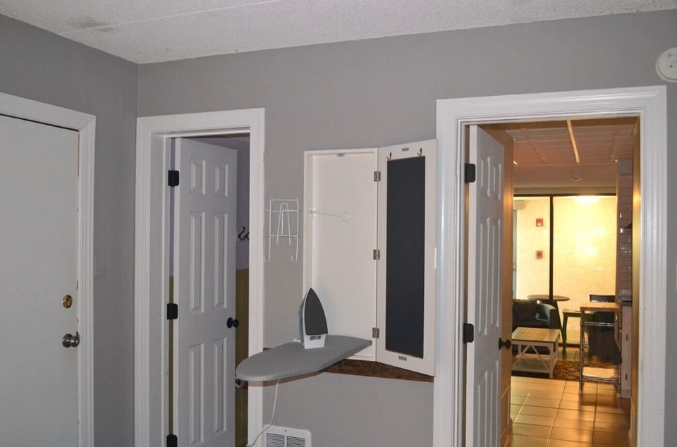 Bedroom 2, fold-away ironing board.