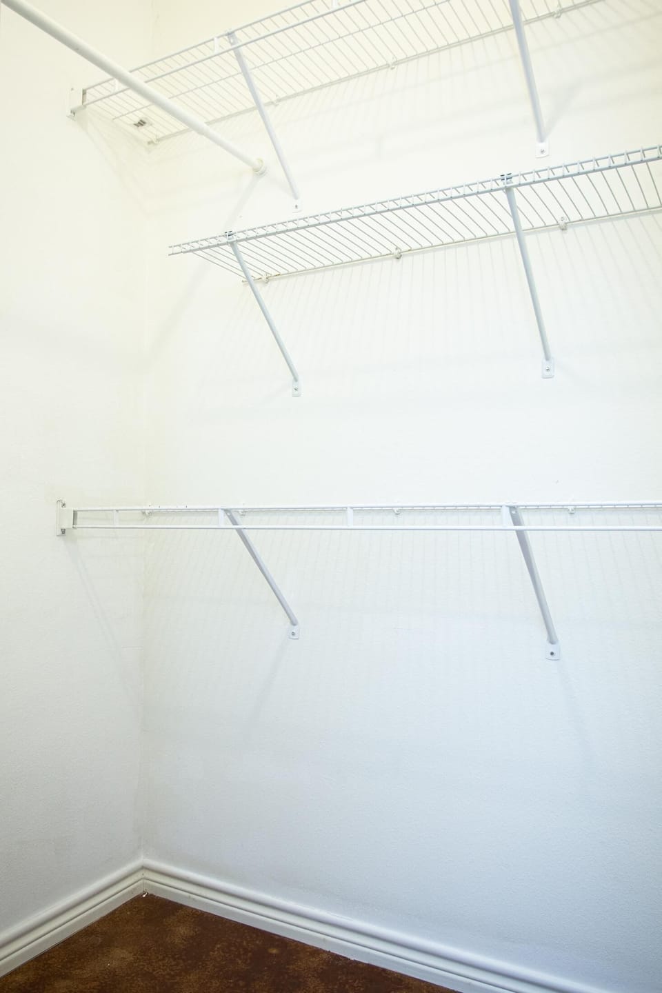 Full walk-in closet