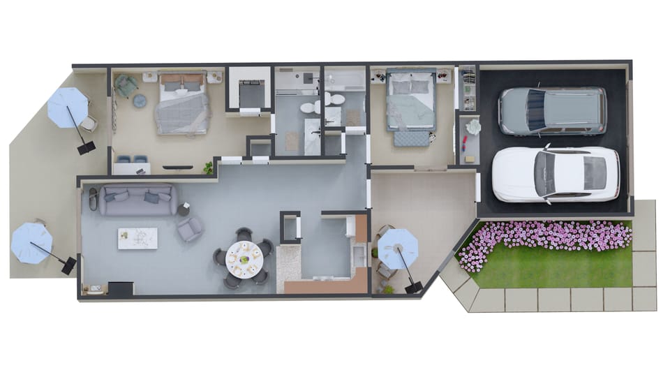 Excellent 1 story floor plan!