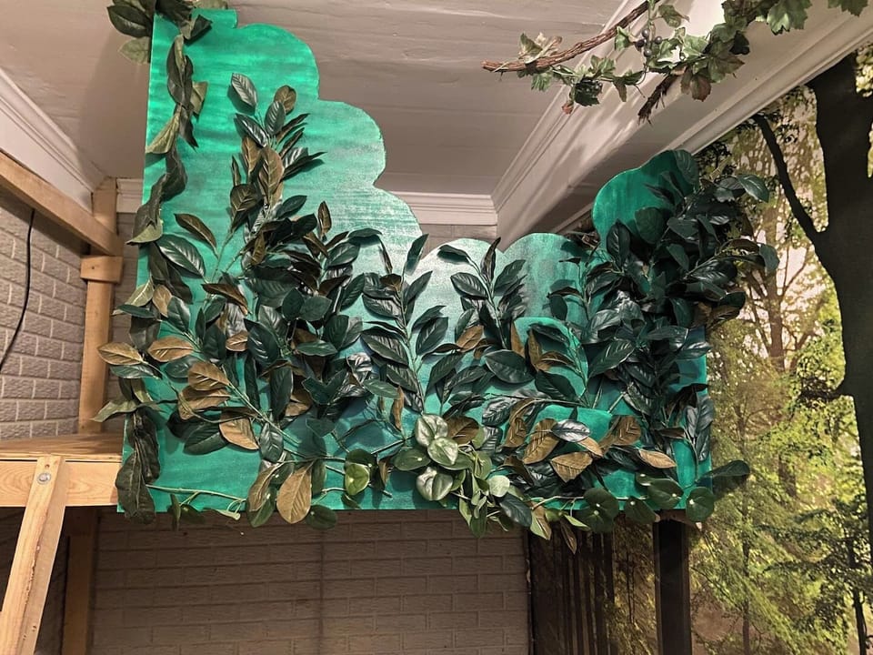 Jungle Room, Full Bed.  Due to it's size, this is counted as a bedroom