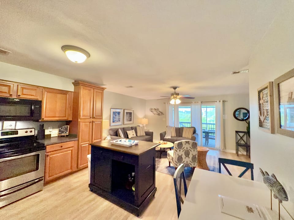 Kitchen looking to Porch
