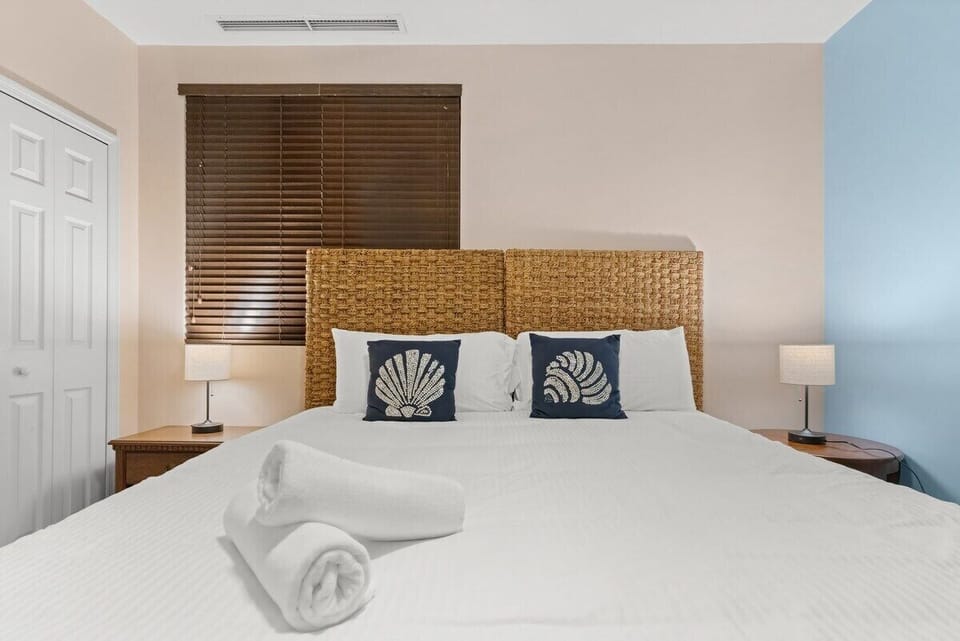 The second bedroom can be configured as a King bed or two single beds, upon request.