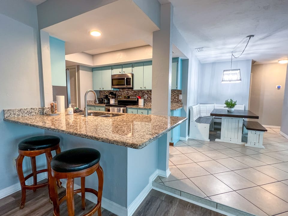 Updated kitchen with brand new, granite countertops!