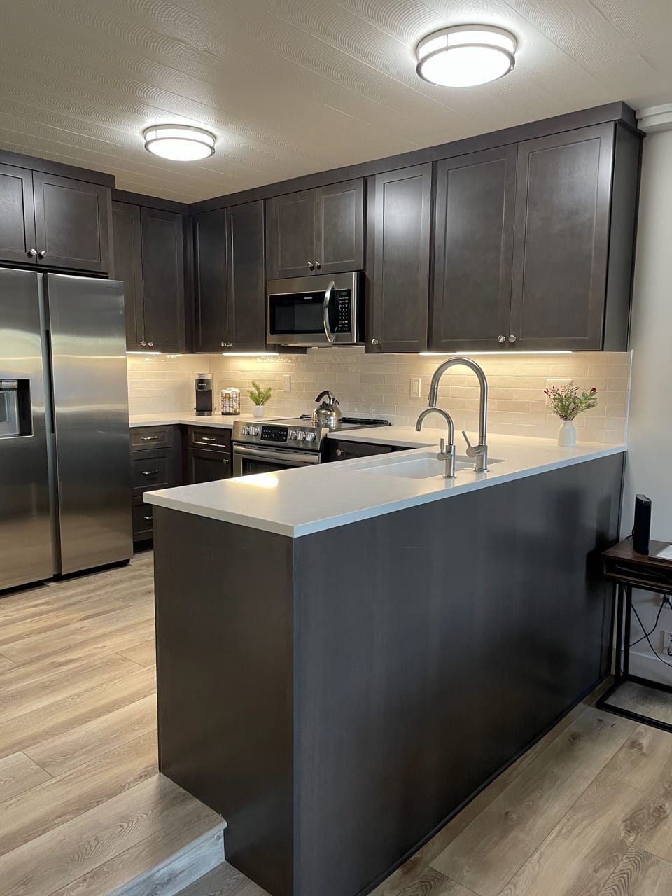 Sparkling clean kitchen
