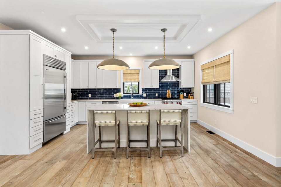 Gourmet kitchen with Wolf and Sub Zero appliances