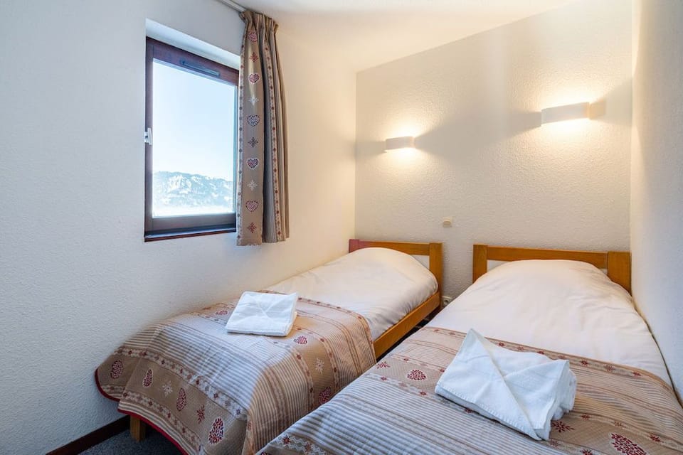 Drift to sleep in a comfortable bed after a wonderful day outside.