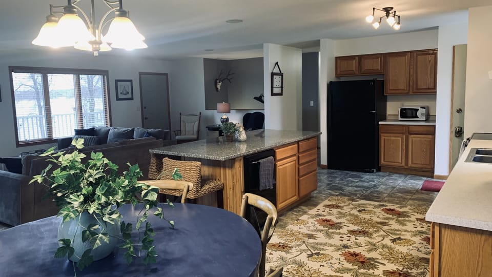 Kitchen. Great for gathering, dancing, playing cards, and cooking.