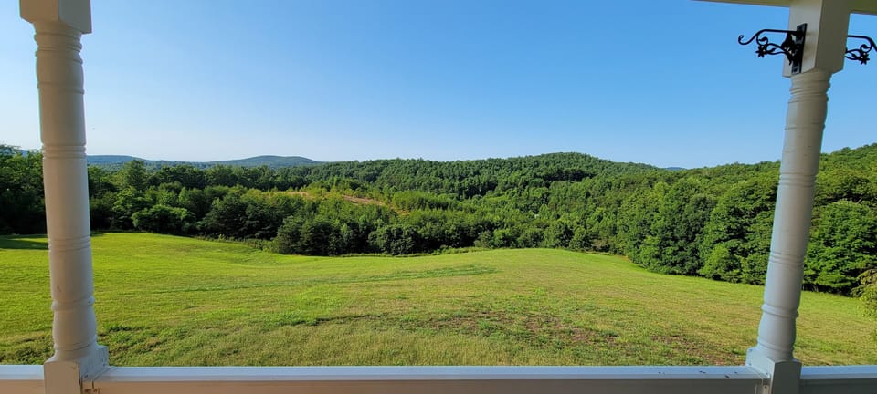 view from the house