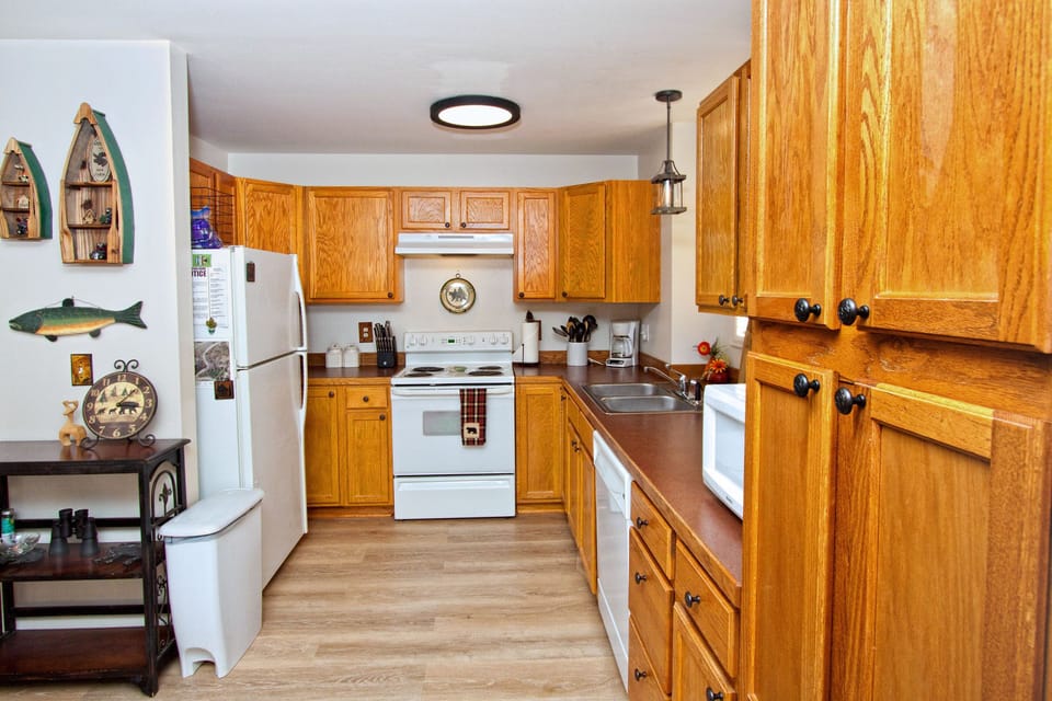Kitchen view from dining room