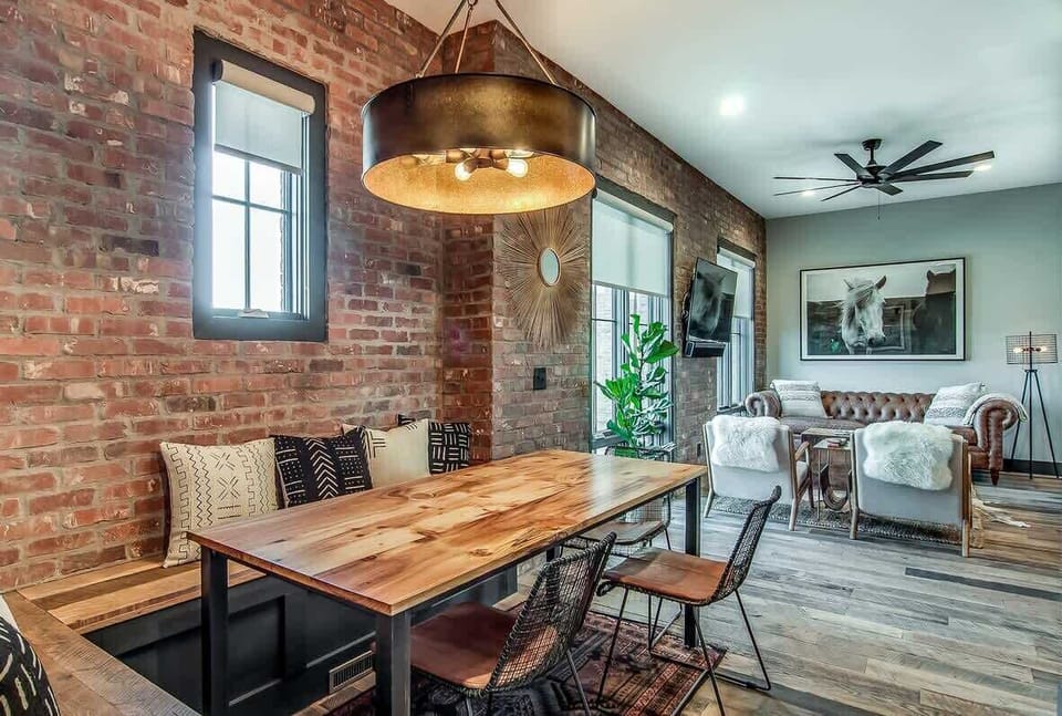Home 2 - Dining Area is open to the kitchen. There is plenty of seating at the dining table for 8