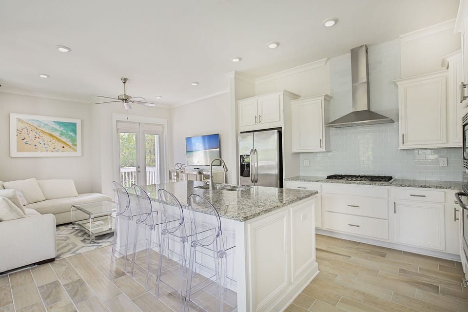 Downstairs Living/Kitchen area