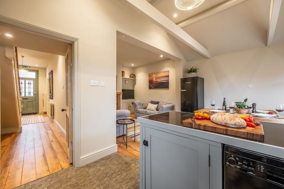 Ground floor: Kitchen adjoining dining area