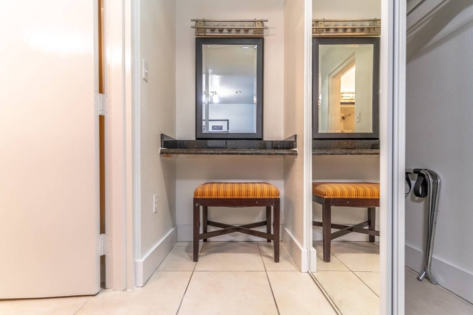 Vanity Dressing Area and Large Closet