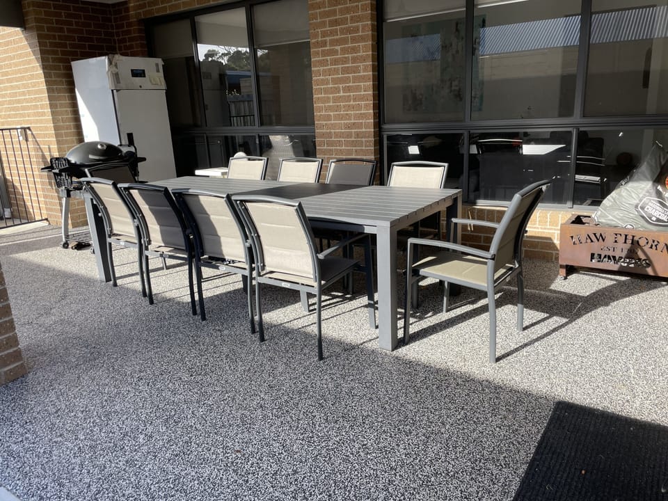 Outdoor dining
