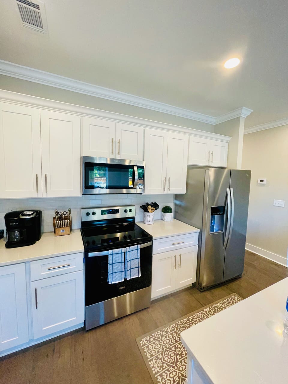 Fully stocked kitchen